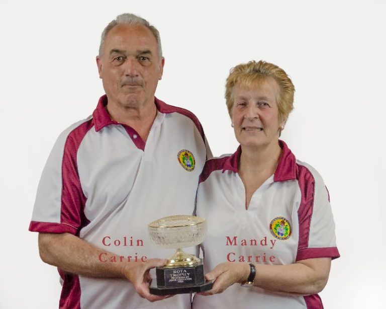 Aussie Pairs Winners 202122 Eastbourne and District Indoor Bowls Club